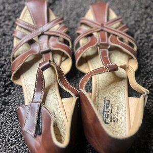 Brown Leather Sandals
